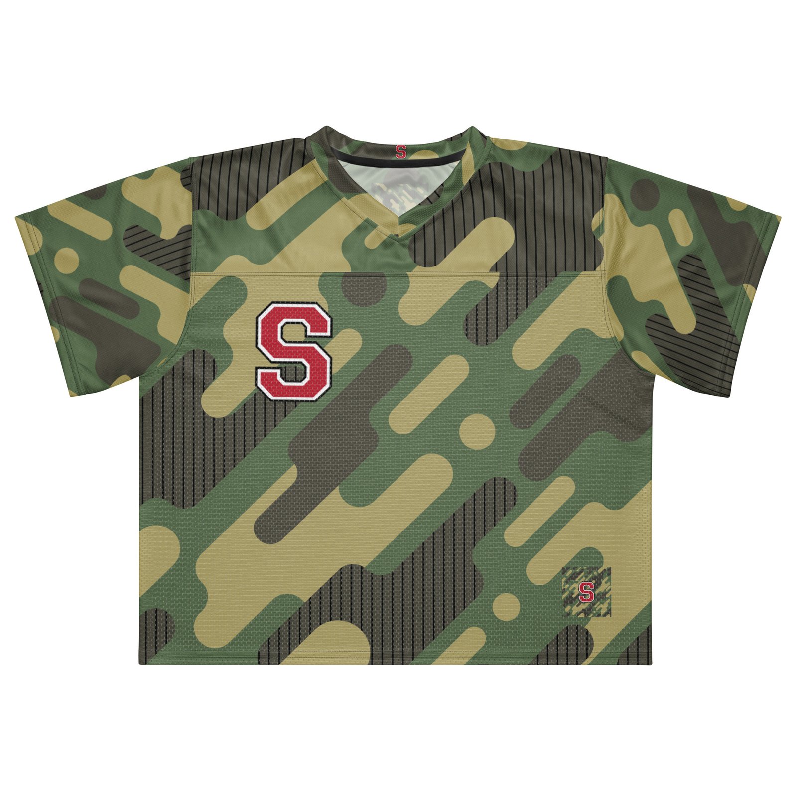 Springwood Wildcats Digi Camo Boxy Football Jersey - Image 2